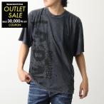 DSQUARED2 ディースクエアード Tシャツ ICON SPLASH IRON FIT T S79GC0085 S21600 メンズ 半袖 コットン クルーネック USED加工 814/CHARCOAL