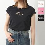 ショッピングディーゼル DIESEL ディーゼル 半袖 Ｔシャツ T-ANGIE A06268 0AFAA レディース カットアウト ストレッチ クルーネック カラー3色