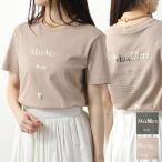 S MAX MARA The Cube エス マックスマーラ ザ キューブ 半袖 Tシャツ QUIETO レディース コットン ロゴ プリント クルーネック カラー3色