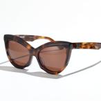 BALENCIAGA バレンシアガ サングラス BB0217S レディース キャットアイ型 セルフレーム BBメタルロゴ 眼鏡 メガネ 伊達メガネ 002/HAVANA-HAVANA-BROWN