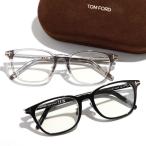 TOM FORD トムフォード メガネ TF5860-D-B FT5860-D-B/V メンズ ウェリントン型 ロゴ 伊達メガネ アジアンフィット ブルーライトカットレンズ 001