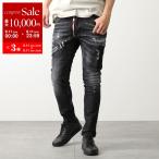 ショッピングディースクエアード DSQUARED2 ディースクエアード ジーンズ BLACK PIONER WASH SKATER JEANS S74LB1451 S30357 メンズ デニムパンツ ストレッチ 900