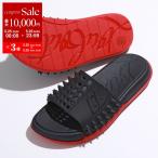 Christian Louboutin クリスチャンルブタン シャワーサンダル TAKE IT EASY FLAT 1240945 メンズ ラバー CLロゴ シューズ 靴 BK01/BLACK