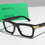 BOTTEGA VENETA ボッテガヴェネタ メガネ BV1059O メンズ スクエア型 伊達メガネ 眼鏡 めがね 黒縁メガネ セルフレーム アイウェア 001/BLACK-BLACK-T