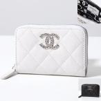 ショッピングCHANEL CHANEL シャネル コインケース MATELASSE マトラッセ AP3830 B15620 レディース キャビアスキン カードケース ミニ財布 ココマーク カラー2色