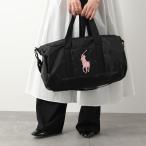 Polo Ralph Lauren ポロ ラルフローレン ボストンバッグ 4AR066 レディース ハンドバッグ ショルダーバッグ ポニー刺繍 鞄 G9O/POLO-BLACK