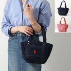 Polo Ralph Lauren ポロ ラルフローレン ハンドバッグ 2AR098 レディース ミニトート コーデュロイ ポニー刺繍 鞄 カラー2色