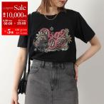 ショッピングディースクエアード DSQUARED2 ディースクエアード Tシャツ HILDE DOLL EASY FIT S75GD0399 S24668 レディース 半袖 カットソー ロゴT カラー2色