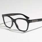 GUCCI グッチ メガネ GG0420O レディース ウェリントン型 めがね 眼鏡 ロゴ アイウェア 黒縁メガネ 伊達メガネ ラインストーン 001/Black-Black-Transparen