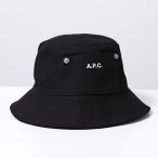 ショッピングバケットハット APC A.P.C. アーペーセー バケットハット THAIS COGYX M24125 メンズ コットン キャンバス ロゴ 刺繍 帽子 LZZ/NOIR