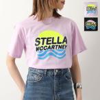 STELLA McCARTNEY KIDS ステラマッカートニー キッズ 半袖 Tシャツ TU8D71 Z0434 レディース ガールズ クルーネック コットン ロゴ カラー2色