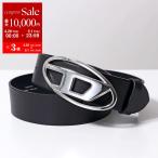 DIESEL ディーゼル ベルト B-1dr W X08727 PR666 レディース Dロゴ レザー H6528 BLACK X08727PR666