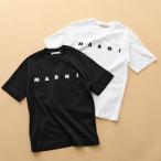 ショッピングMARNI MARNI KIDS マルニ キッズ Tシャツ M002MV M00HZ ガールズ 女の子 半袖 カットソー ロゴT クルーネック コットン カラー2色