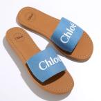 ショッピングchloe Chloe KIDS クロエ キッズ サンダル WOODY ウッディ C20185 レディース ガールズ ロゴ フラット 軽量 シューズ 靴 Z10