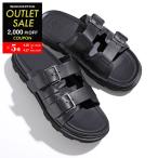 ショッピングugg UGG アグ サンダル CAPITOLA BUCKLE SLIDE キャピトラ バックル スライド 1153102 メンズ レザー ダブルベルト シューズ 靴 BLK