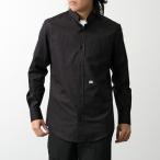 CELINE セリーヌ シャツ 2C58B091F.38NO メンズ インバーテッドカラー 長袖 トリオンフ刺繍 コットン ブラック