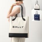 BALLY バリー トートバッグ BAR KEEP ON NS WAE02W CV034 レディース ロゴ レザー キャンバス 鞄 カラー2色