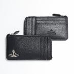 Vivienne Westwood ヴィヴィアンウエストウッド コイン&カードケース ZIP CARD HOLDER 51050051U S000D メンズ グレイン ミニ財布 オーブ N403/BLACK
