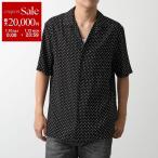 ショッピングセリーヌ CELINE セリーヌ ハワイアンシャツ 2C946313V.38CE メンズ レーヨン トリオンフ ルーズフィット オープンカラー 半袖 ブラック