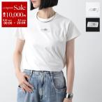 MM6 エムエムシックス メゾンマルジェラ Tシャツ S52GC0327 S24312 レディース 半袖 クルーネック コットン カットソー ナンバリング ロゴT カラー3色