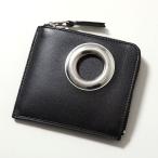 COMME des GARCONS コムデギャルソン コインケース シルバーアイレット SA3100SE メンズ メタル  レザー 小銭入れ ミニ財布 BLACK