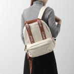 Chloe KIDS クロエ キッズ バックパック C20348 レディース コットン ロゴ リュック バッグ マザーズバッグ 鞄 117/OFFWHITE