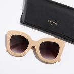 CELINE セリーヌ サングラス CL4005FN レディース ウェリントン型 ロゴ フルリム セルフレーム アイウェア 57Z