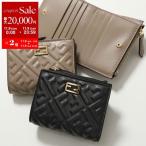 FENDI フェンディ 二つ折り財布 SMALL WALLET SL NAPPA MATISSE 8M0506 AAJD レディース レザー ミニ財布 FFロゴ カラー2色