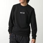 ショッピングmoncler MONCLER Matt Black モンクレール マットブラック スウェットシャツ 8G00040 809KR メンズ クルーネック 刺繍ロゴ コットン 999