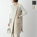 Eimee Law エイミーロウ エコムートンベスト 83821E レディース フェイクムートン ファー ボア ジレ ロング丈 カラー2色