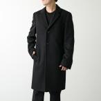 HUGO BOSS ヒューゴボス コート 50525739 メンズ バージンウール カシミア スリムフィット 001 BLACK