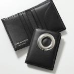COMME des GARCONS コムデギャルソン 二つ折り財布 SILVER EYELET アイレット SA0641SE メンズ ミニ財布 レザー 小銭入れなし BLACK