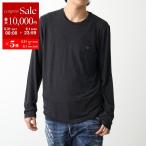 EMPORIO ARMANI UNDER WEAR エンポリオアルマーニ 長袖 カットソー 111653 4F584 メンズ クルーネック ストレッチ ジャージー ロンT 00020/BLACK