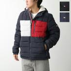 TOMMY HILFIGER トミー ヒルフィガー ジャケット QUILTED POLY TWILL PUFFER JACKET 151AP213 メンズ 中綿 トリコロール フード ボア ロゴ カラー3色
