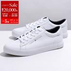 TOMMY HILFIGER トミー ヒルフィガー スニーカー RIBBY メンズ ローカット フェイクレザー ロゴ 靴 WHITE-140