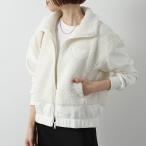 EMPORIO ARMANI UNDER WEAR エンポリオアルマーニ ブルゾン 164907 4F256 レディース ジップアップ テディ イーグル ロゴパッチ 92810