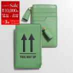 ANYA HINDMARCH アニヤハインドマーチ フラグメントケース 197960 レザー コインケース カードケース メタルリボン Grass-Green