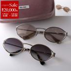 ショッピングMIUMIU MIUMIU ミュウミュウ サングラス SMU 52Y レディース オーバル メタルフレーム グラデーションレンズ アイウェア カラー3色