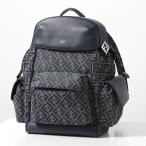 FENDI フェンディ バックパック 7VZ084 ASLE メンズ リュック FFジャカードロゴ ズッカ柄 ドライブ 鞄 F1RHA/DENIM+DARK