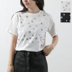 WEEKEND MAX MARA ウィークエンド マックスマーラ Tシャツ CABINA カビーナ レディース 半袖 カットソー スパンコール フラワー 花 カラー2色