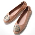 TORY BURCH トリーバーチ パンプス CLAIRE BALLET クレア バレエ 147379 レディース レザー バレエシューズ ダブルT ロゴ 靴 LIGHT-SAND/GOLD/SILVER-236