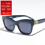 BALENCIAGA バレンシアガ サングラス BB0132S メンズ ウェリントン型 フォックス型 メタルロゴ セルフレーム アイウェア 007/BLUE-GOLD-BLUE