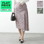 N°21 ヌメロヴェントゥーノ スリットスカート C073 5A11 レディース 花柄 フラワー アシンメトリー カラー2色