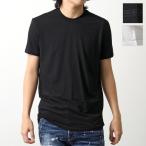 DSQUARED2 UNDER WEAR ディースクエアード Tシャツ D9M205700 メンズ 半袖 カットソー アンダーウェア ストレッチ ロゴT 刺繍 カラー2色