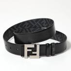 FENDI フェンディ ベルト 7C0531 ATF9 メンズ リバーシブル 無地 FFロゴ F1Q2A