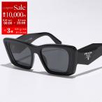 PRADA プラダ サングラス SPR 08Y メンズ キャットアイ型 セルフレーム フルリム トライアングルメタルロゴ アイウェア 1AB-5S0/BLACK