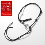 OUR LEGACY アワーレガシー ネックレス LADON ラドン A2208LBL メンズ レザーコード ロゴ メタル キーホルダー アクセサリー BLACK-LEATHER