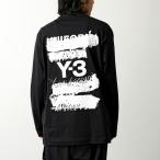Y-3 ワイスリー ロングスリーブ Tシャツ U GFX LS TEE JN4880 メンズ レディース クルーネック グラフィック バックプリント ロゴ BLACK