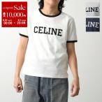 CELINE セリーヌ Tシャツ RX02R507Z.01QF RX02R507Z.FYW4 メンズ 半袖 カットソー クルーネック コットン ロゴパッチ カラー2色