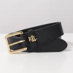 Lauren Ralph Lauren ローレンラルフローレン ベルト LOGO KEEPER-BELT-MEDIUM 412968765 レディース レザー ロゴ 001/BLACK